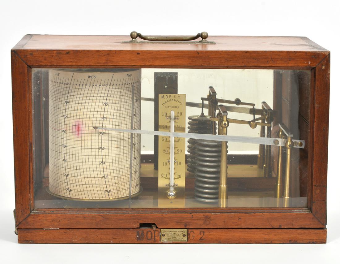 Buenos Aires Schnabl y Cia Seismograph Thermometer (1 of 13)