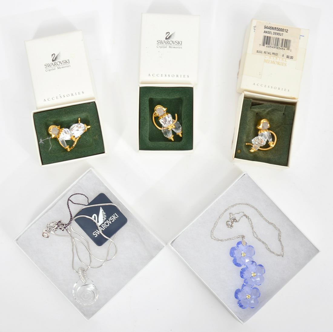 Lot of Swarovski Crystal Necklaces and Pins (1 of 11)