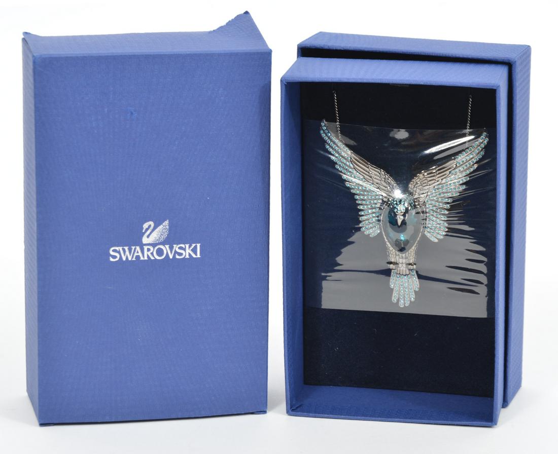 Swarovski Crystal Phoenix Indicolite Necklace (1 of 7)