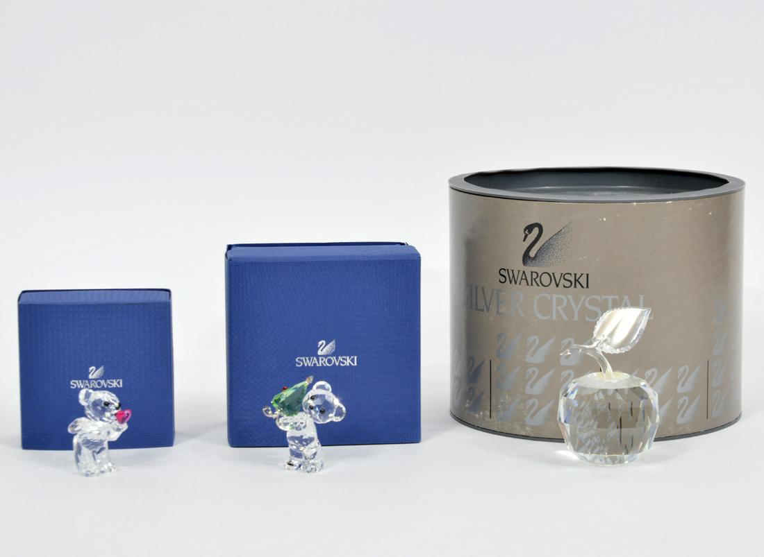 Swarovski Crystal Apple & Teddy Bears (1 of 3)