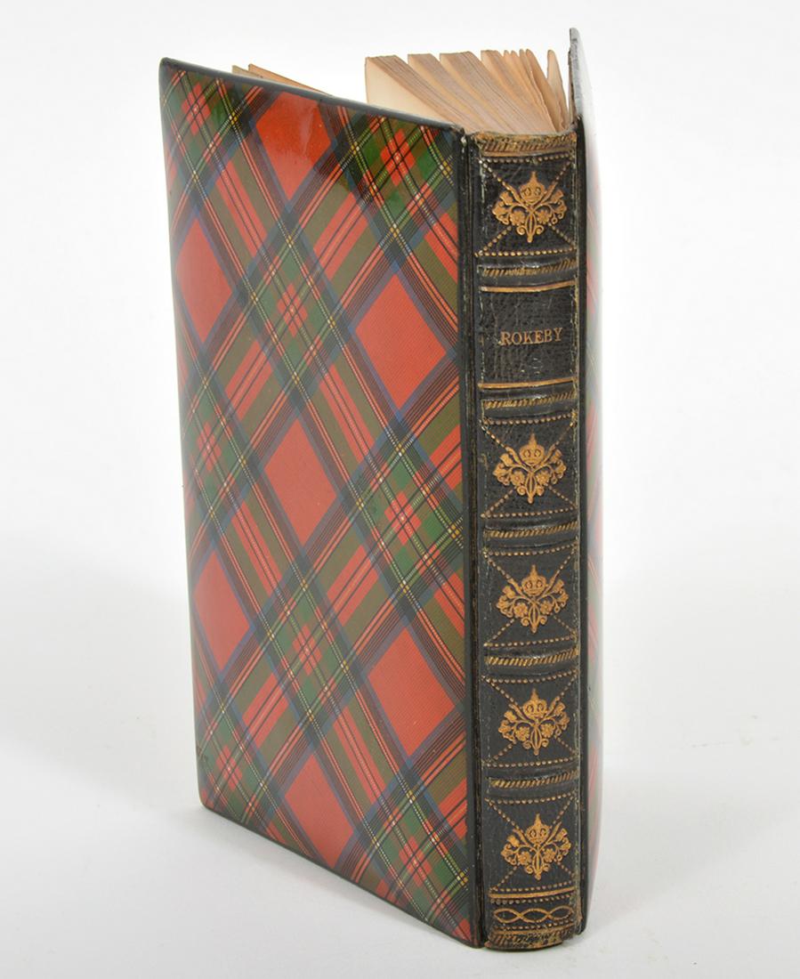 Scottish Tartanware Sir Walter Scott Poetry Book (1 of 10)