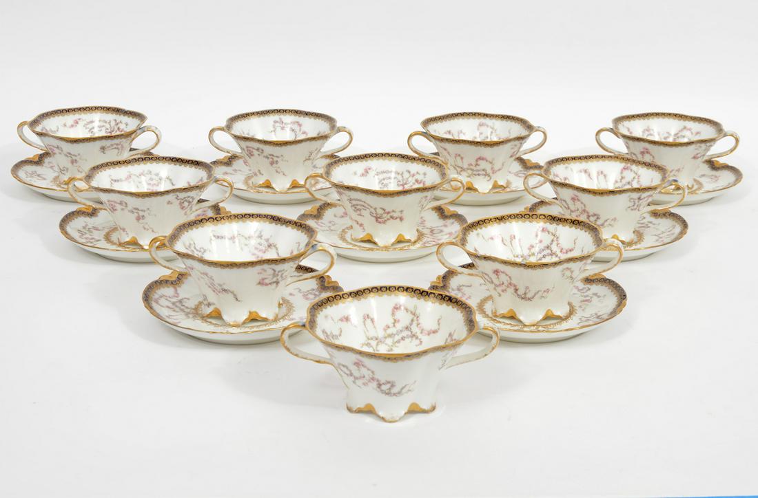 Haviland Limoges 19PC Consomme Set (1 of 8)