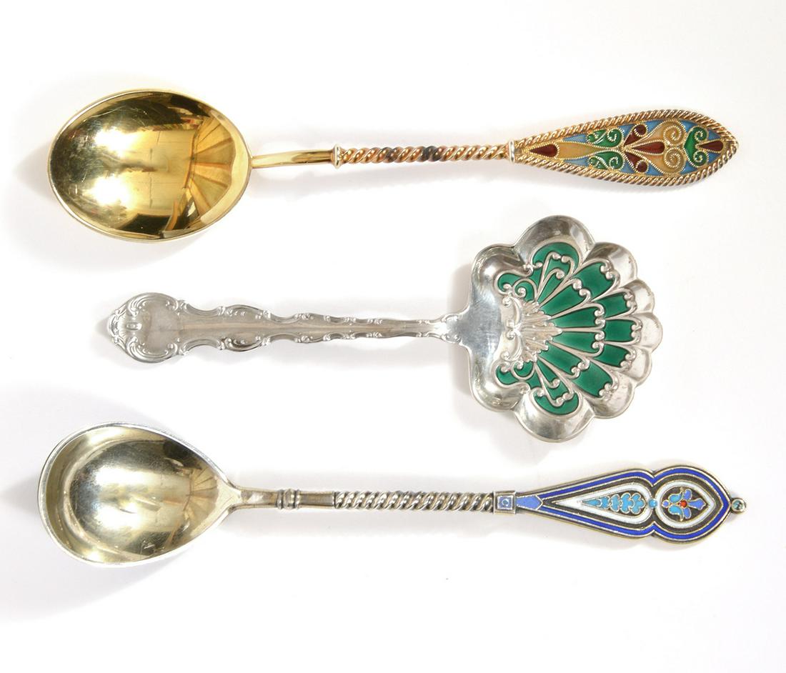 3 Assorted Decorative Vintage Sterling Spoons (1 of 8)