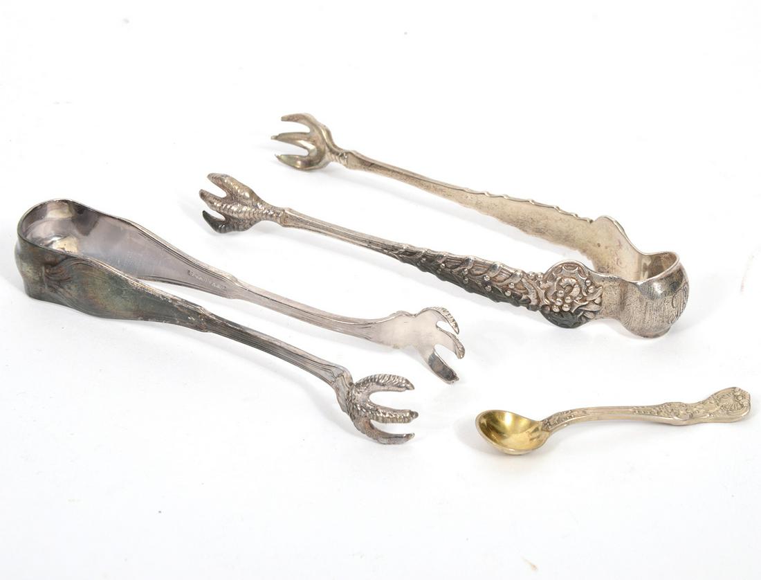 Tiffany & Co Claw Ice Tongs and Salt Spoon (1 of 7)