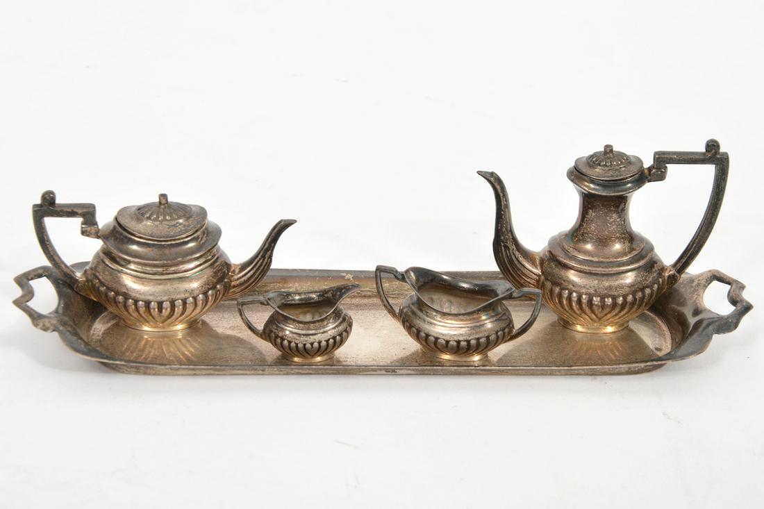 5PC Henry Clifford Davis Miniature Tea Set (1 of 9)