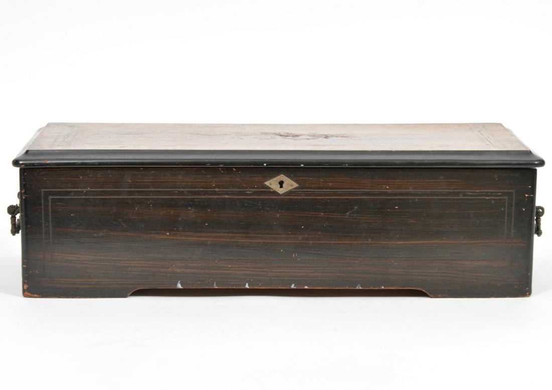 Swiss Inlaid Rosewood 8-Tune Music Box (1 of 12)
