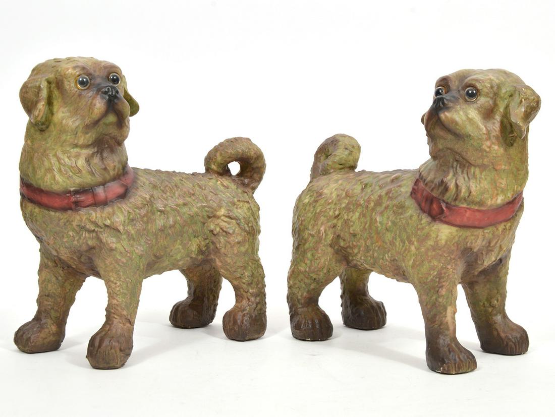 2 Vintage Resin Dog Figurines (1 of 7)