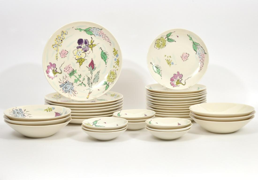 Castleton 'French Garden' Marcel Vertes 36Pc (1 of 11)