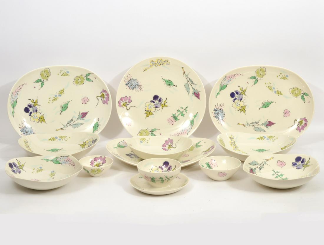 Castleton 'French Garden' Marcel Vertes 12Pc (1 of 12)