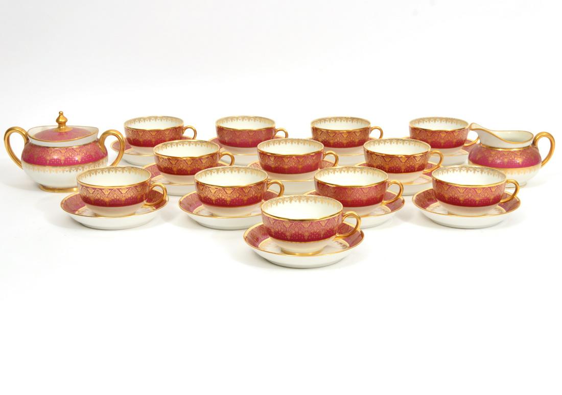 J. Pouyat French Limoges Tea Service for 12 (1 of 8)