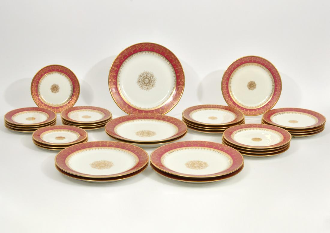 J. Pouyat 22Pc. Limoges Dinner, Salad, Dessert (1 of 6)