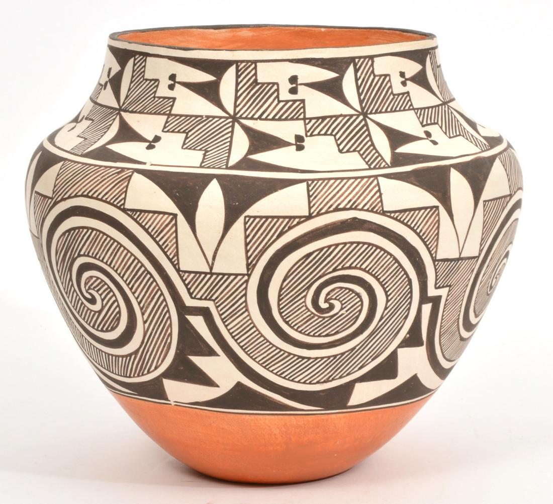 Juana Leno Acoma Polychrome Pottery Jar (1 of 6)