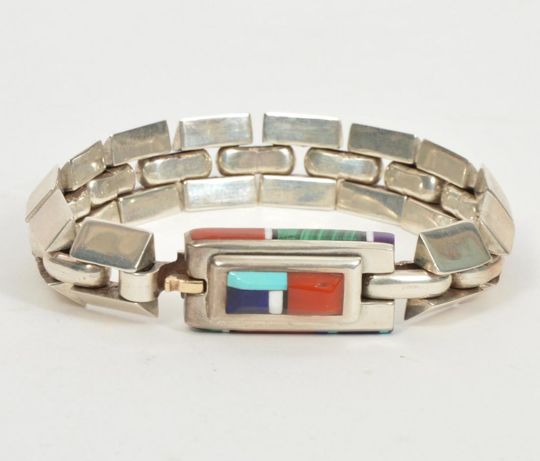 Jimmie King Jr. Navajo Sterling Silver Bracelet (1 of 9)