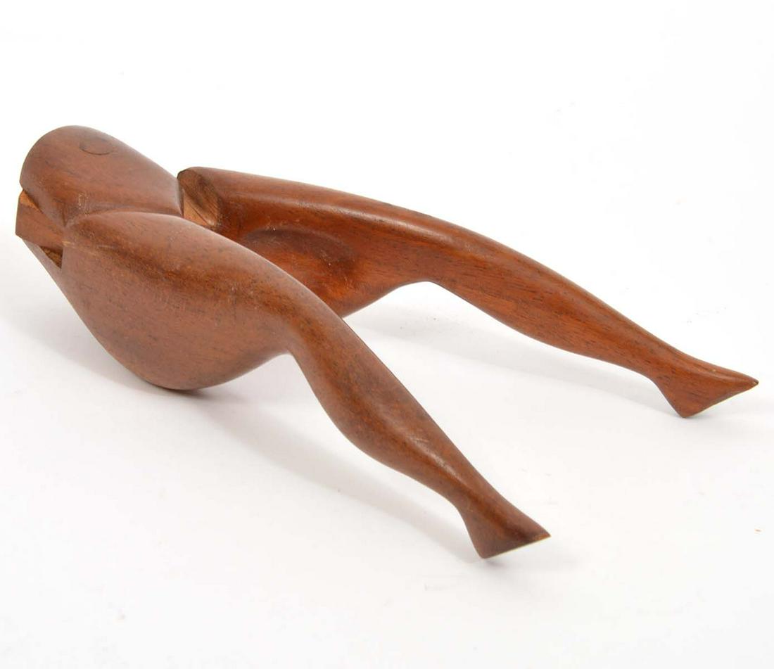 Hand-Carved Wood Legs Nutcracker (1 of 7)