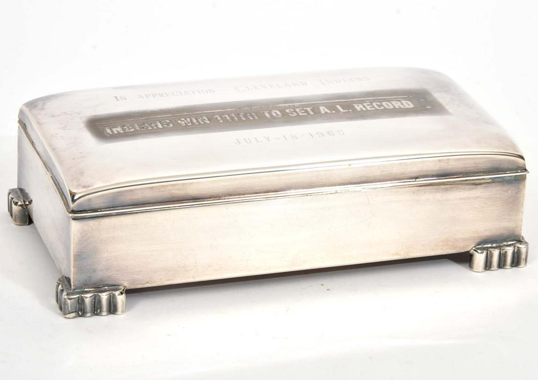 Bob Feller A.L Record 1965 Silver-Plate Box (1 of 7)
