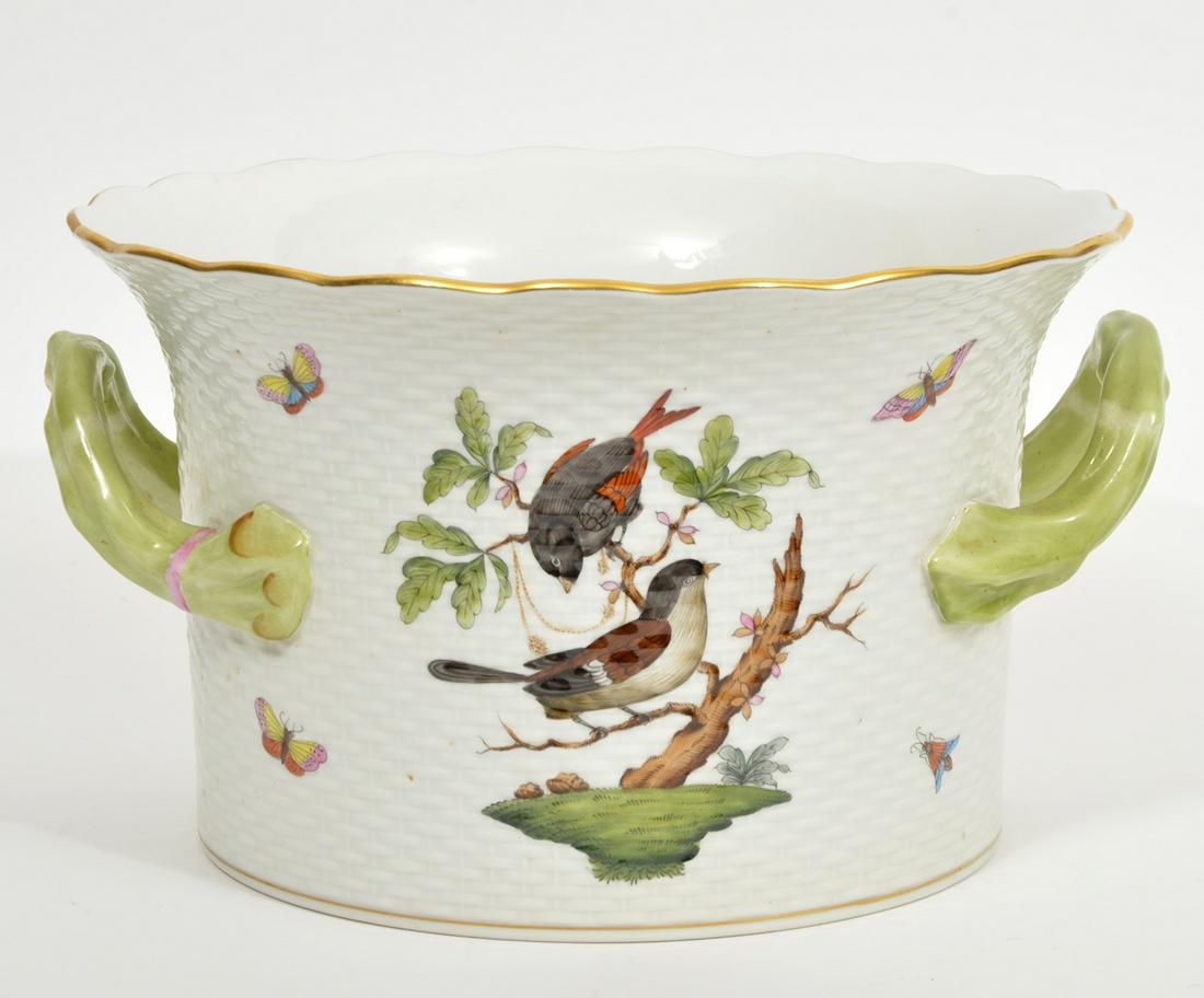 Herend Rothschild Bird Porcelain Cache Pot (1 of 7)