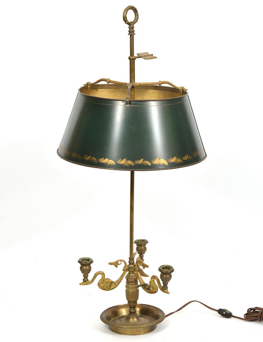 Chapman Bouillotte Lamp with Tole Shade (1 of 7)