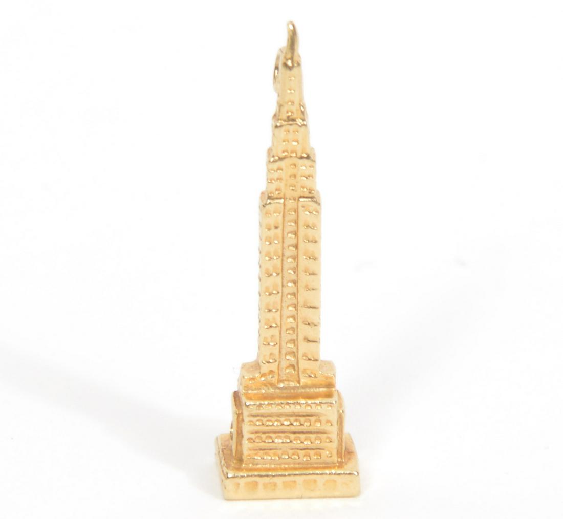 14kt Gold New York Empire State Building Charm (1 of 6)