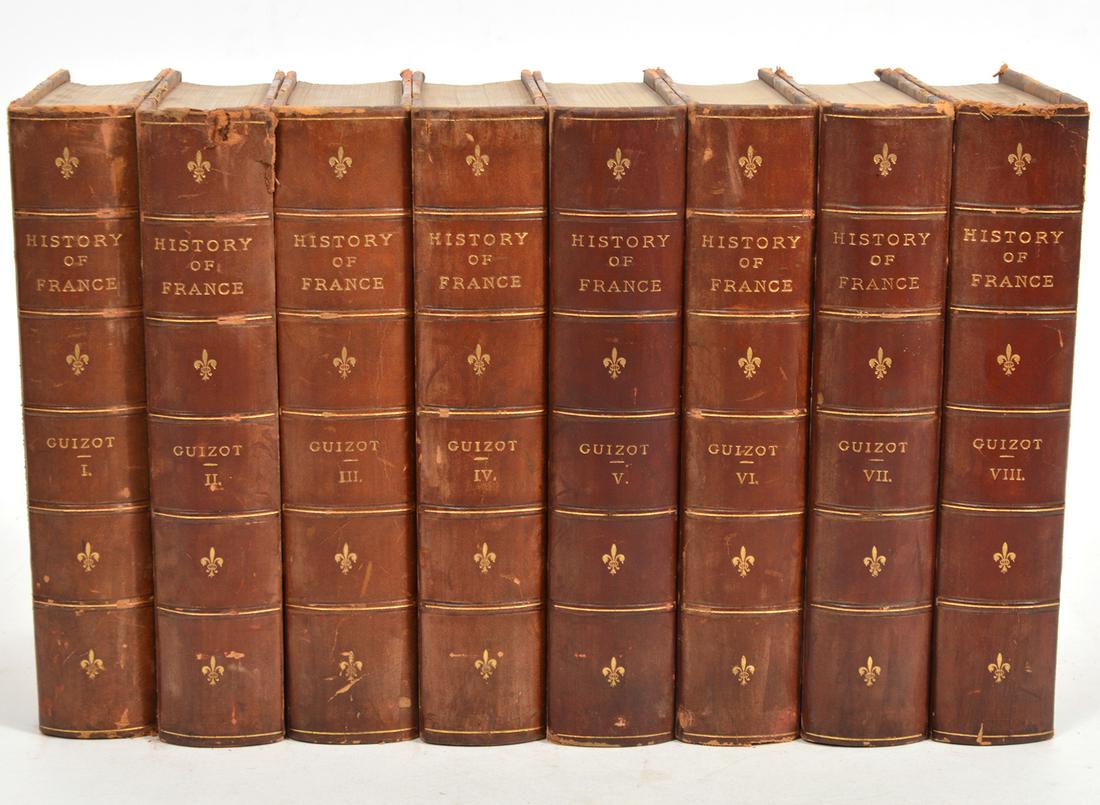 8 Volume Set "History of France" by Guizot (1 of 8)