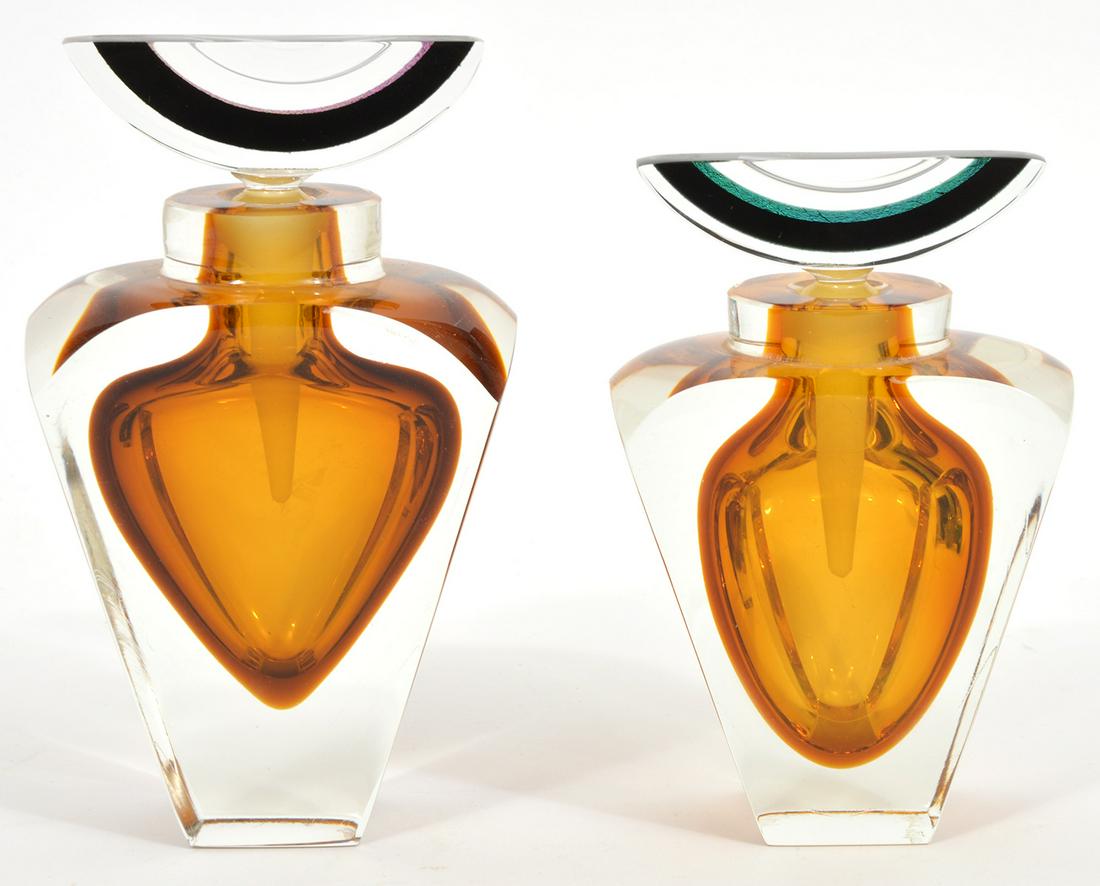 Two Correia Art Glass Signed Perfume Bottles (1 of 10)
