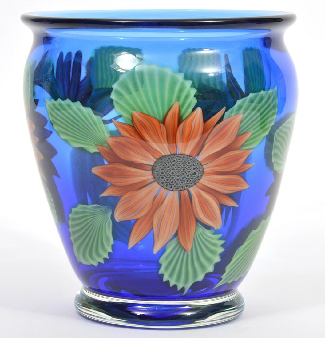 Orient & Flume Sunflower Vase Signed Beyers (1 of 7)
