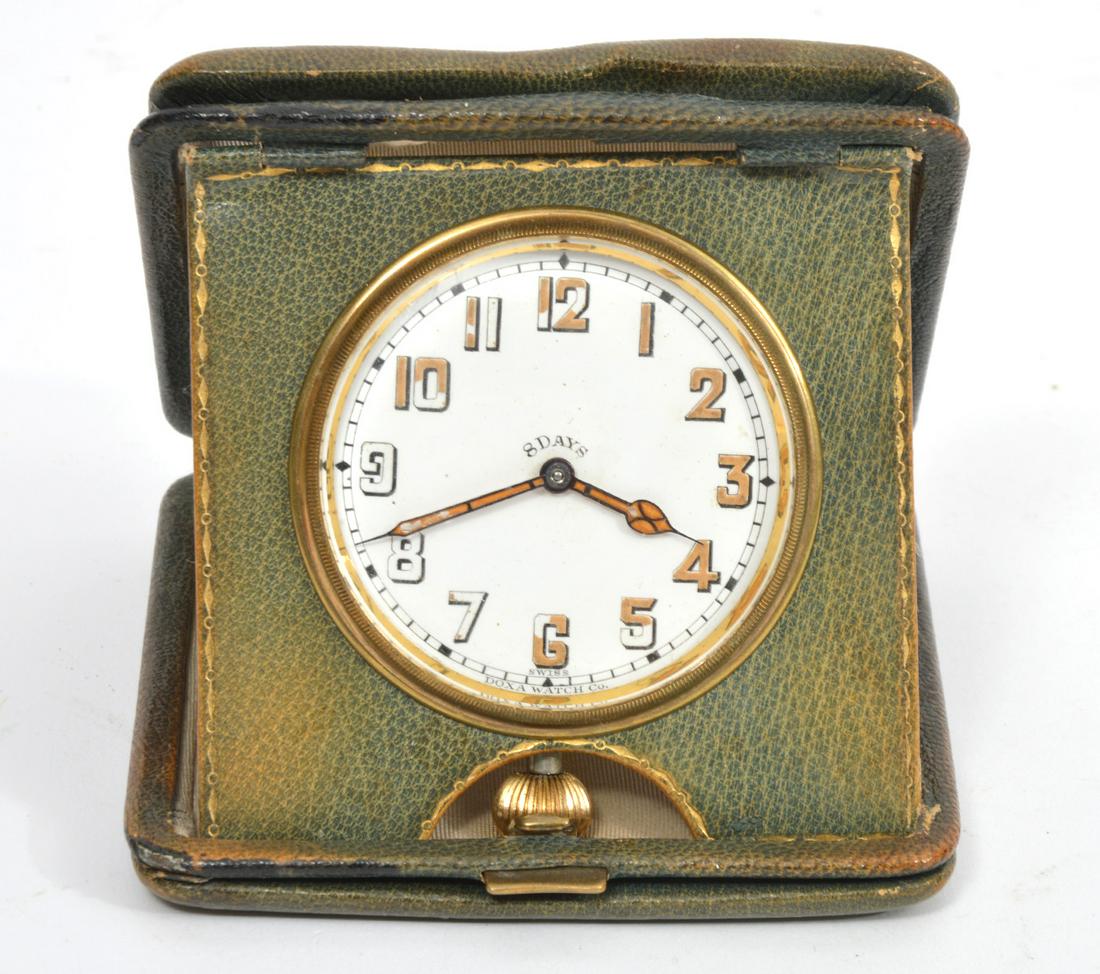 Swiss Doxa Watch Co. Deco 8-Day Travel Clock (1 of 5)