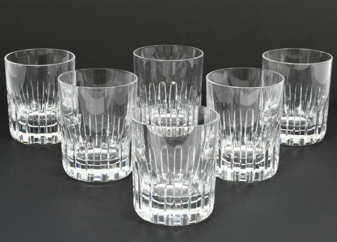 Set of 6 Baccarat Crystal 'Rotary' Tumblers (1 of 5)