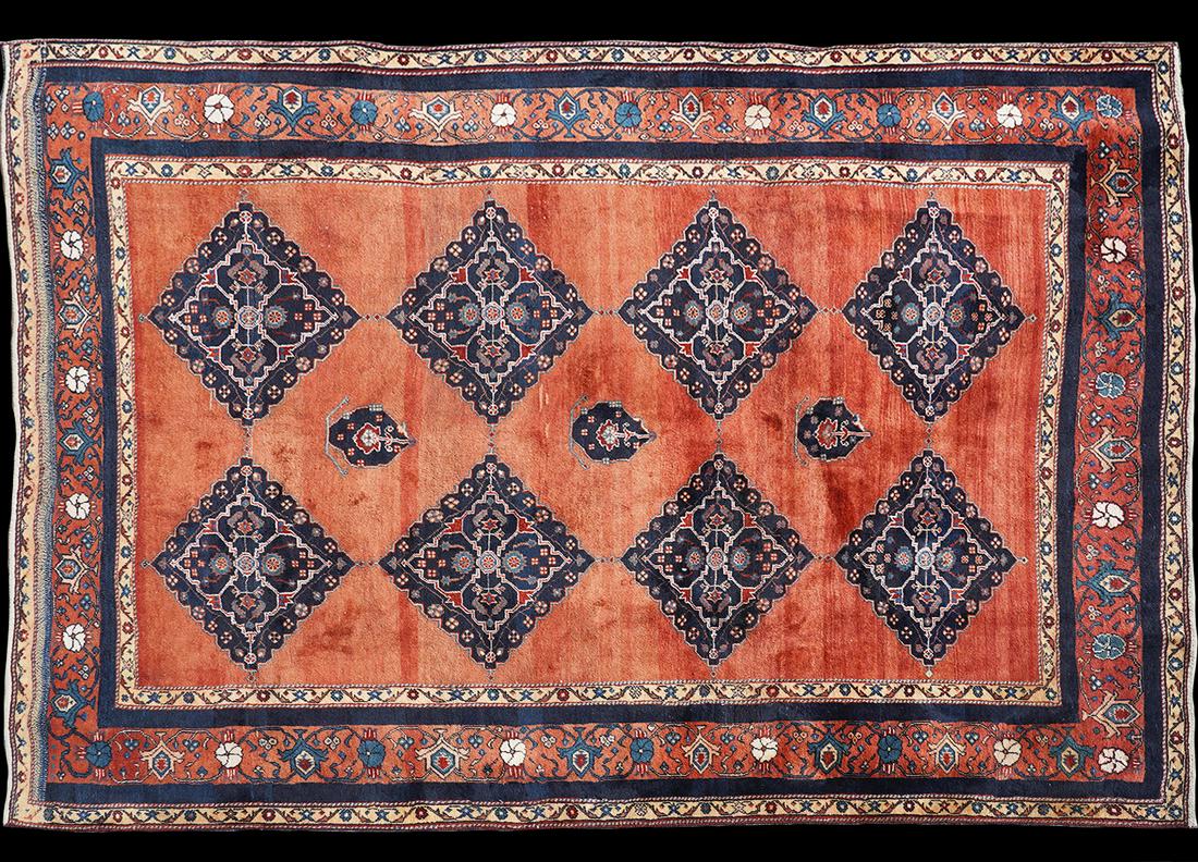 Bijar or South Persian Rug / Carpet 119" x 92" (1 of 6)
