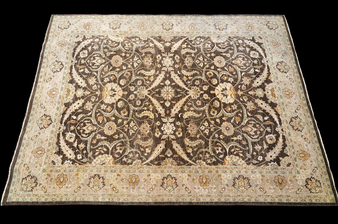 Pakistan Wool Rug / Carpet 109" x 148" (1 of 7)