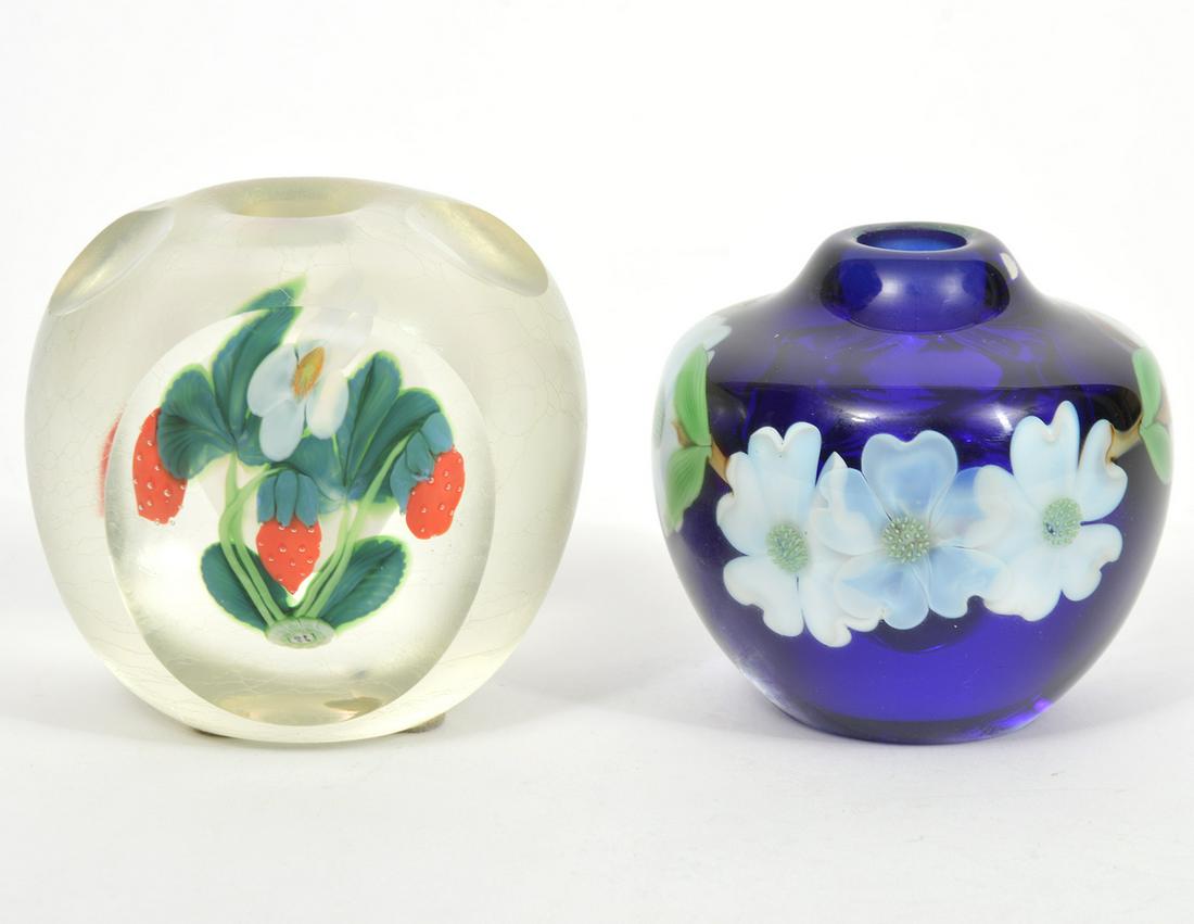 Two Orient & Flume Paperweight Vases (1 of 7)
