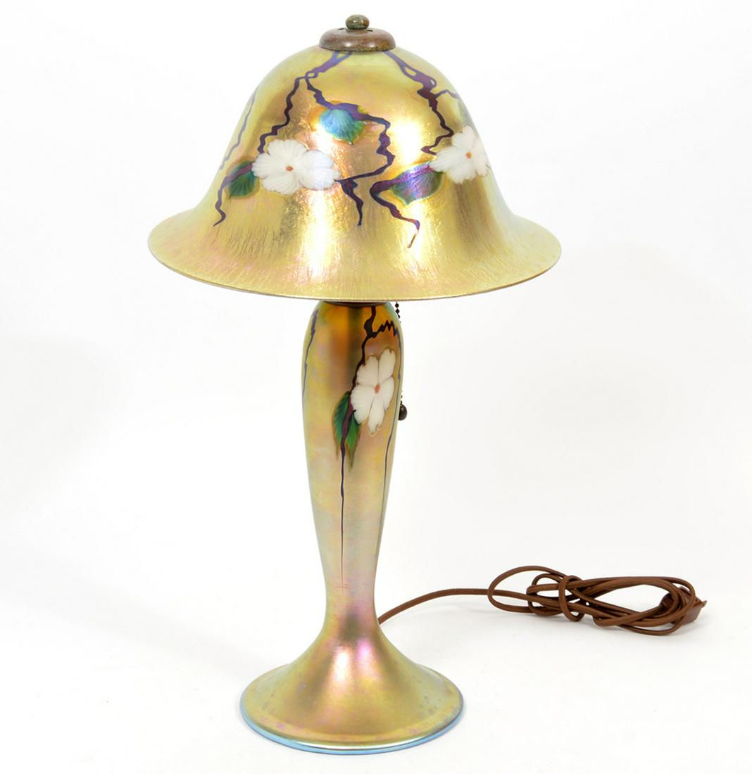 Lundberg Studios Art Glass Iridescent Lamp (1 of 12)