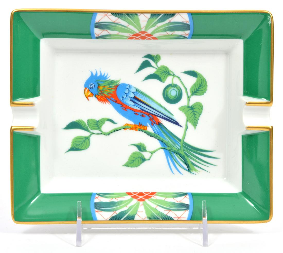 Hermes Vintage Porcelain 'Parrot' Ashtray (1 of 7)