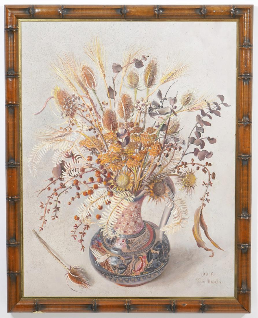 Ann Medalie Flowers Botanicals in Vase O/C (1 of 8)