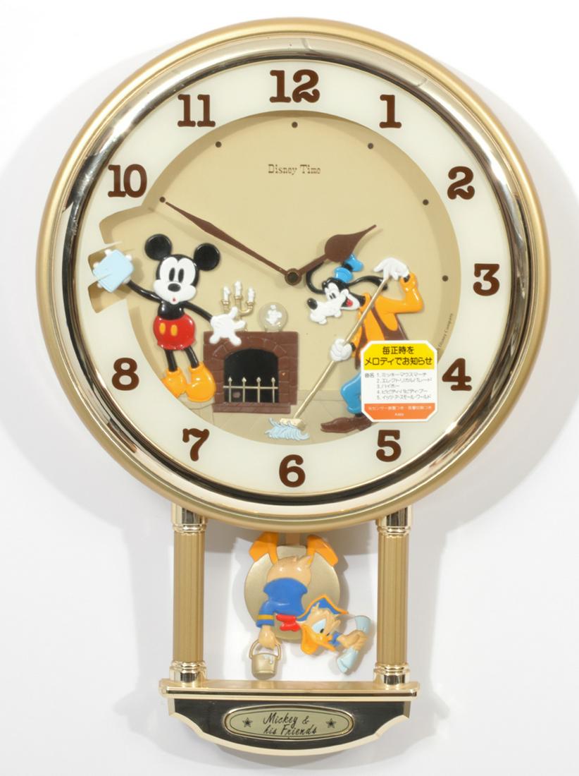 Japanese Disney Clock Mickey & Friends (1 of 9)