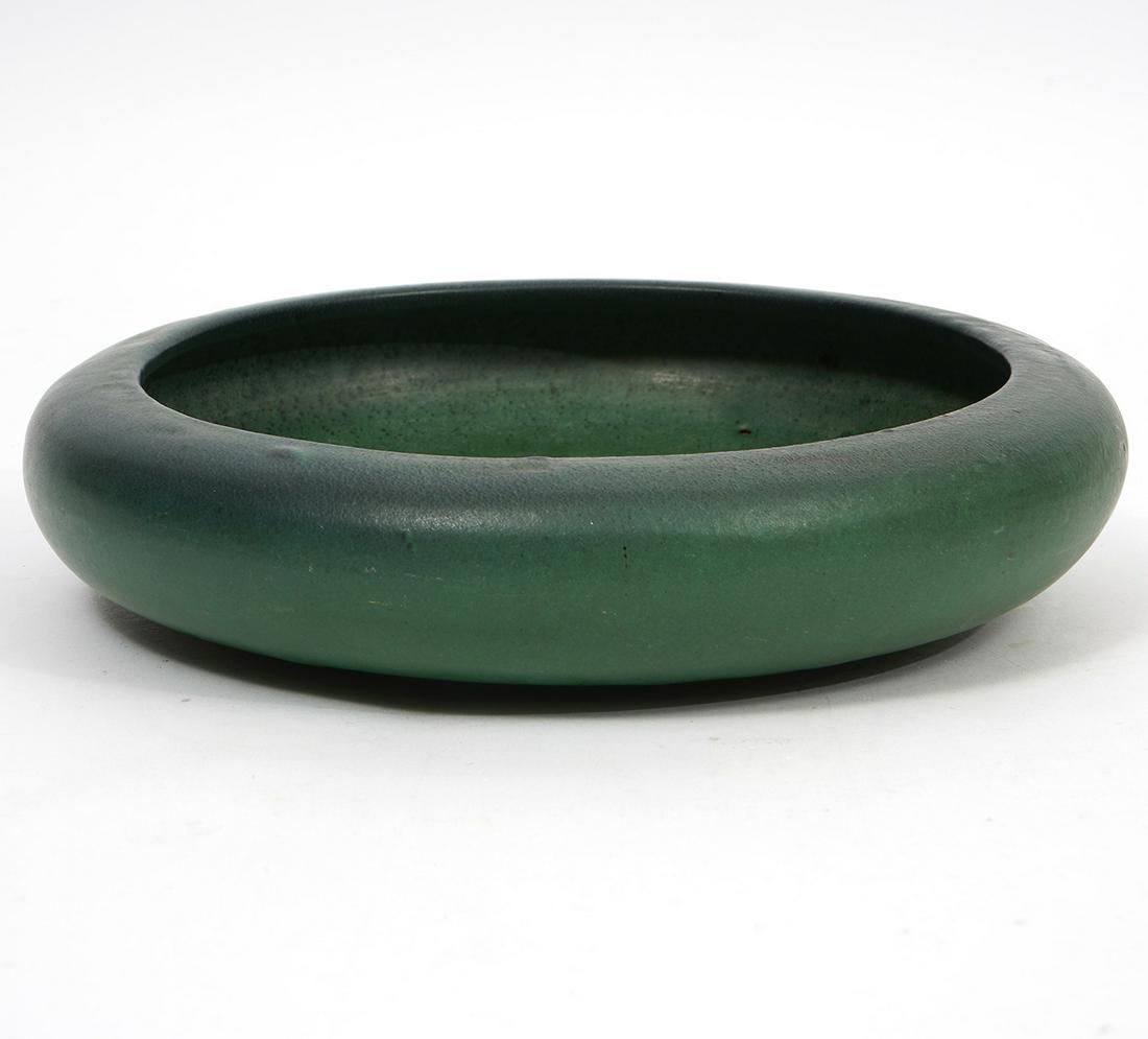 1916 Van Briggle Matte Green Pottery Bowl (1 of 7)