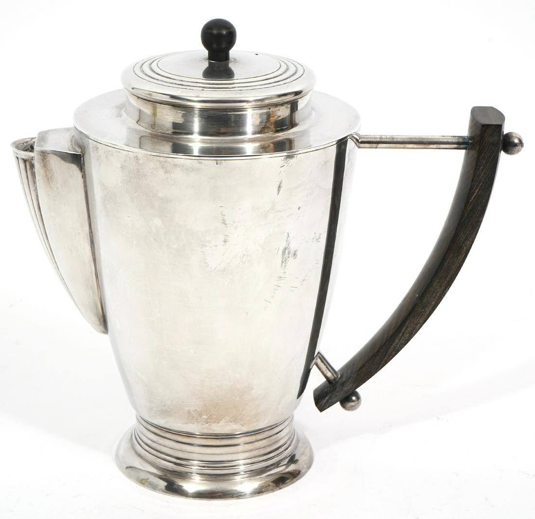 Christofle Silver-Plate Teapot Ebonized Wood (1 of 9)