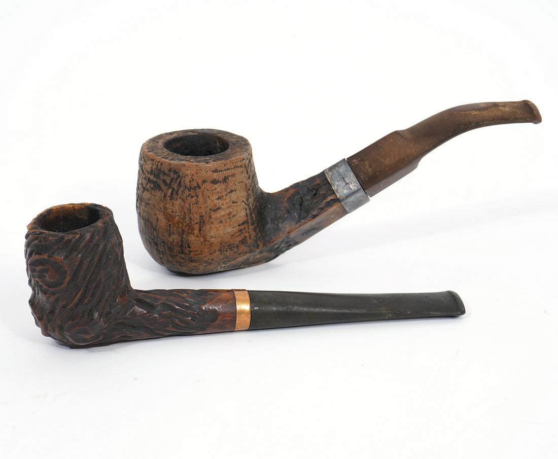 Two English Pipes Sterling & Gold Spigots (1 of 8)