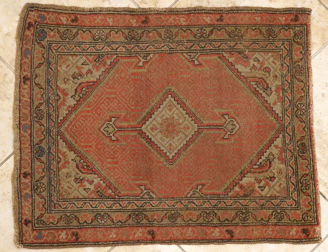 Persian Geometric Hamadan Rug (1 of 9)