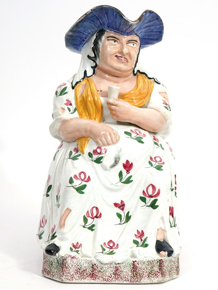 Large Toby Mug Woman With Pipe (1 of 10)