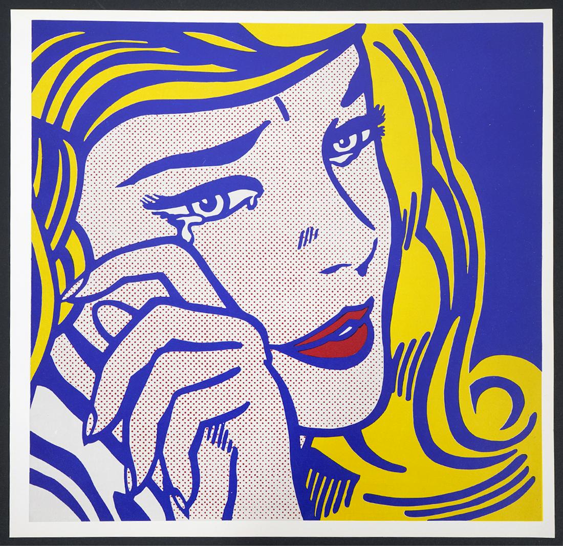 Roy Lichtenstein 'Crying Girl' Offset Lithograph (1 of 10)