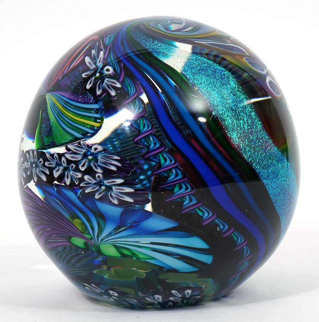 Large James Nowak Art Glass Paperweight (1 of 8)