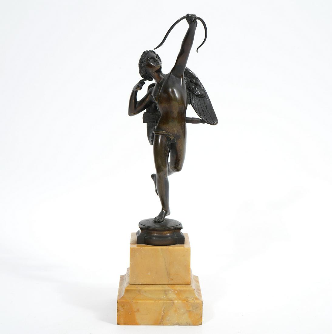 Grand Tour Cupid Bronze On Sienna Marble (1 of 8)
