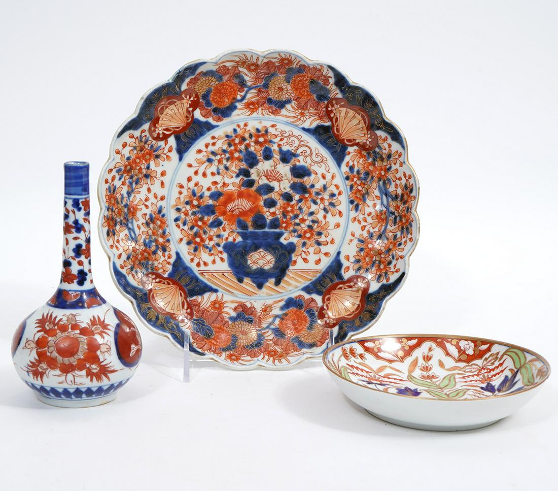 3 Pcs. Japanese Imari Ware (1 of 11)