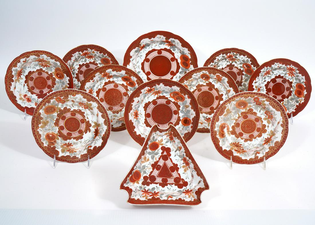 Kutani-Style Royal Vienna Porcelain 11Pc (1 of 12)