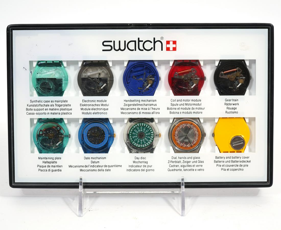 Swatch Production Assembly Stages Display Box (1 of 6)