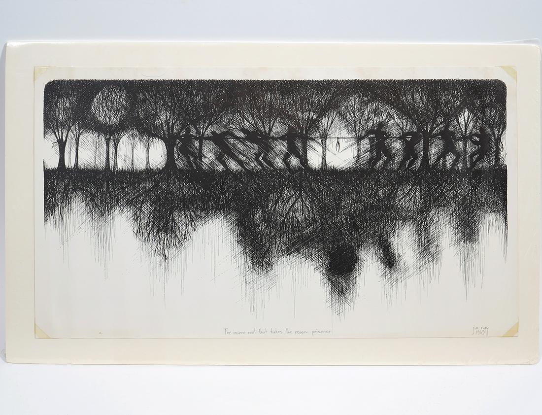 Jim Rapp "Prisoner" Etching 1969 (1 of 5)