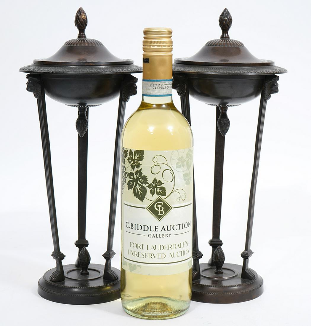 Pair of Decorative Bronze Incense Holders (1 of 10)