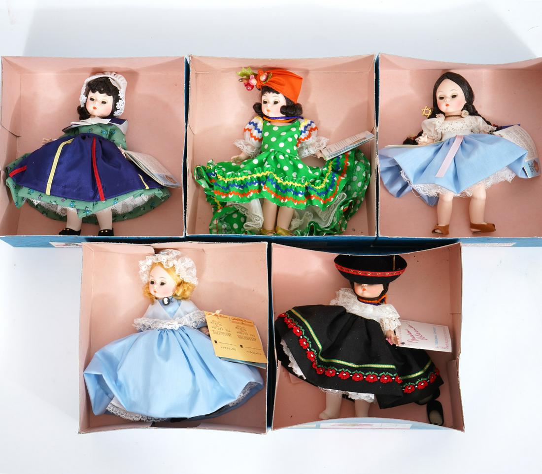 Five Madam Alexander Dolls (1 of 5)