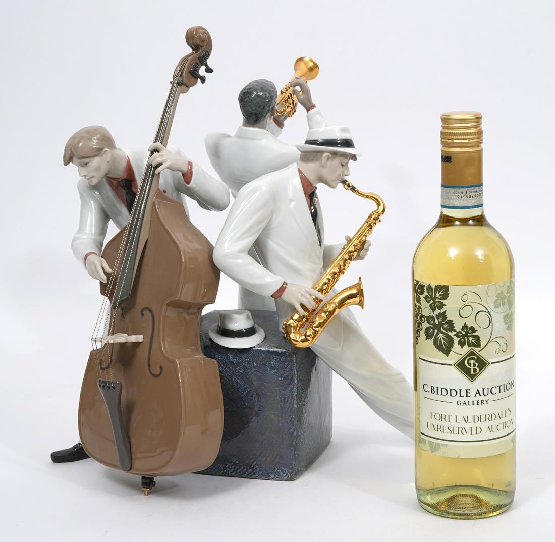 Lladro 'Trio de Jazz' Figurine (1 of 9)