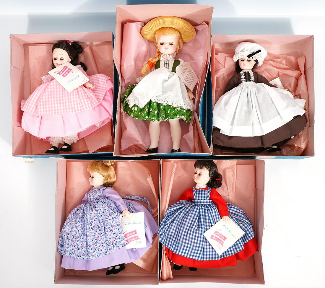 Five Madame Alexander Dolls (1 of 5)